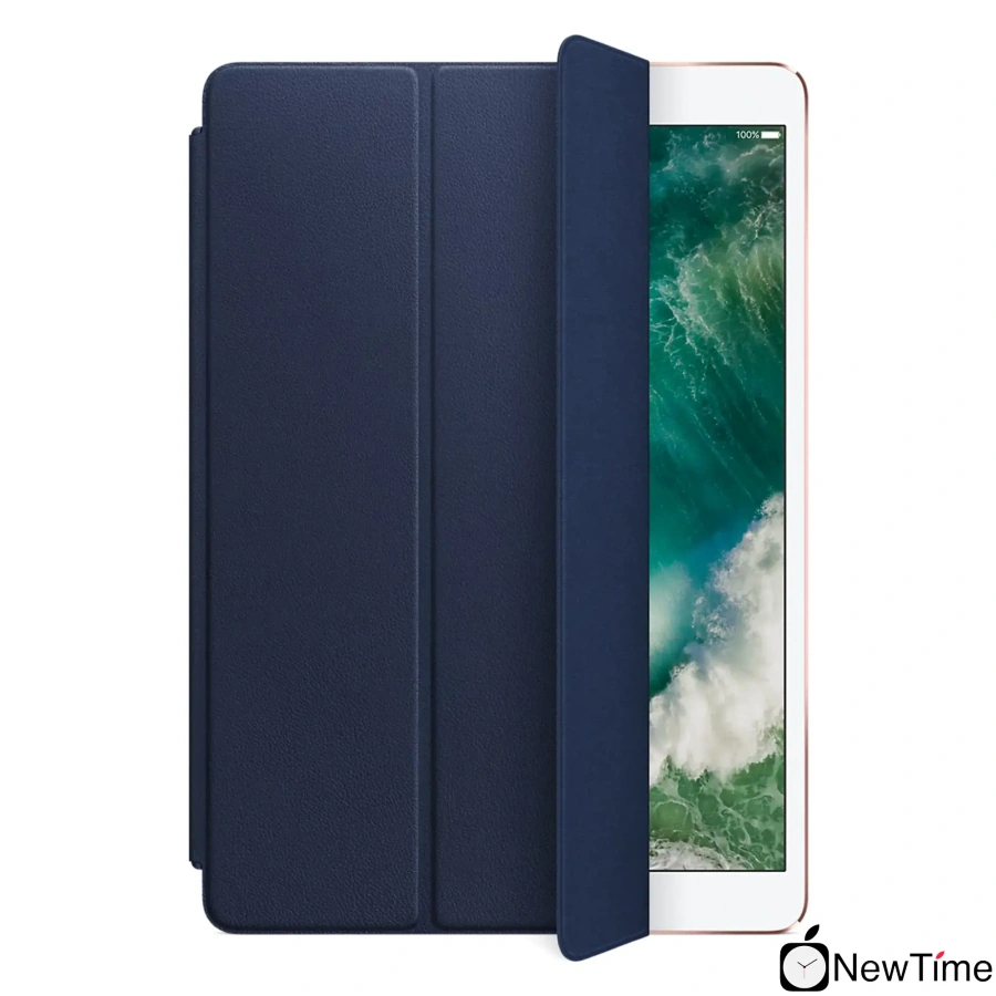 Apple Leather Smart Cover for iPad 10.2" / Air 3 / Pro 10.5" - Midnight Blue (MPUA2)